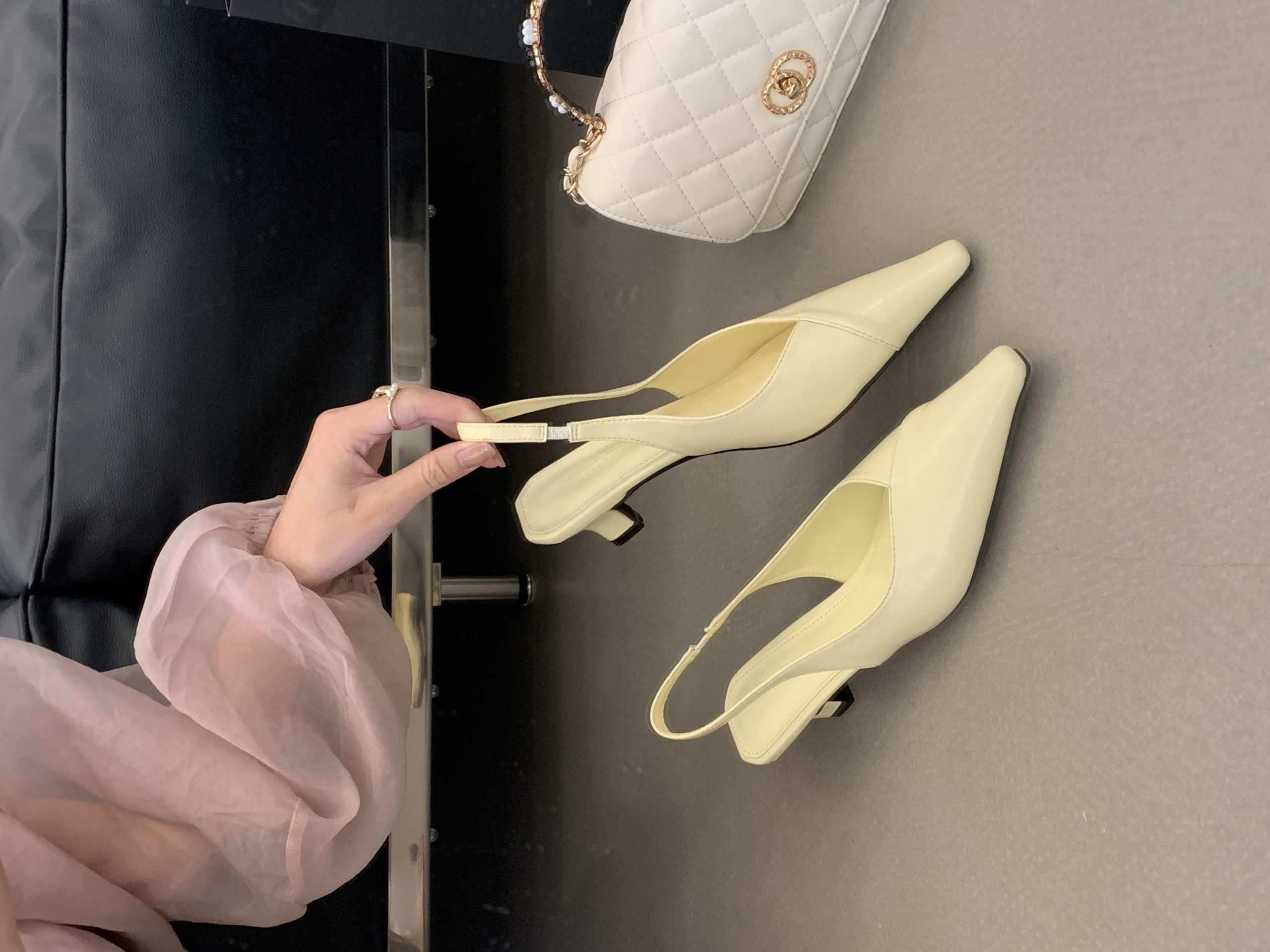 2026 New Women's Sandals Low Heel Slip-On Square Toe French Style Comfortable Daily Shoes - Image 3